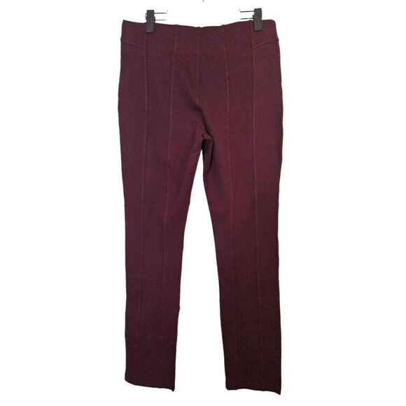 Coco Y Club CYC wine colored pull on tummy control pants. Size 10. NWT. - Picture 3 of 4